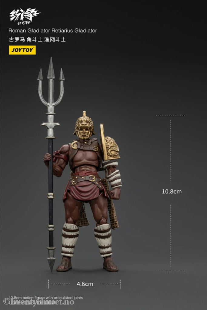 Strife Action Figure 1/18 Roman Gladiator Retiarius Gladiator 11 cm Toys