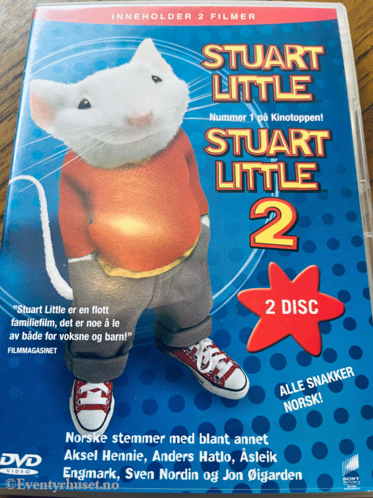 Stuart Little 1 & 2. Dvd Samleboks.