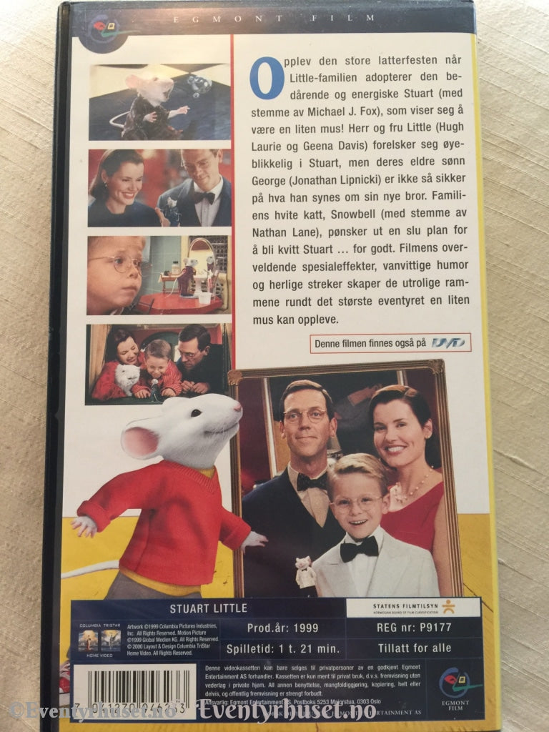 Stuart Little. 1999. Vhs. Vhs