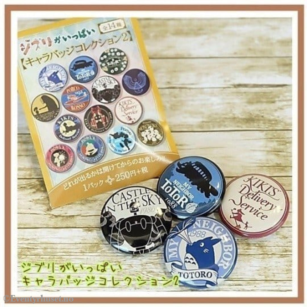 Studio Ghibli Pins Name Tags Beige 3 cm Blind Box Assortment (14) Manga & Anime