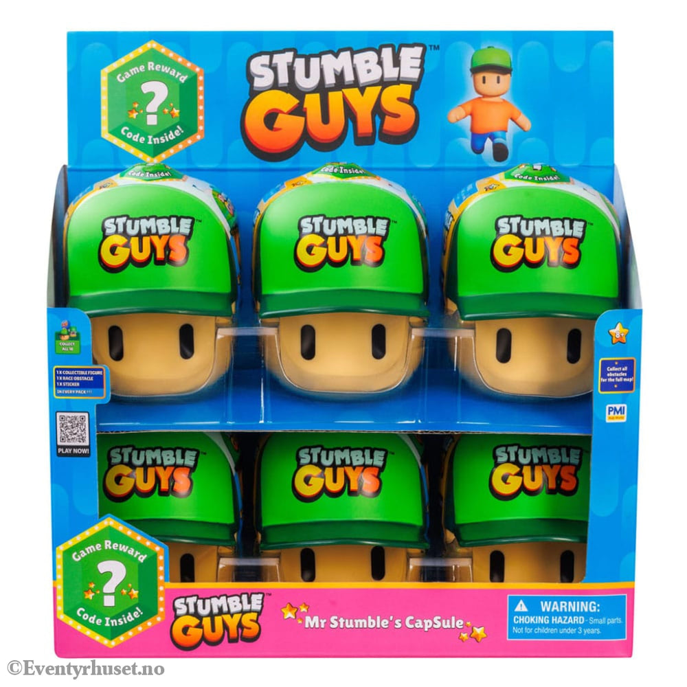 Stumble Guys Blind Cap Figures Mr. Stumble Cap Display (6) Toys