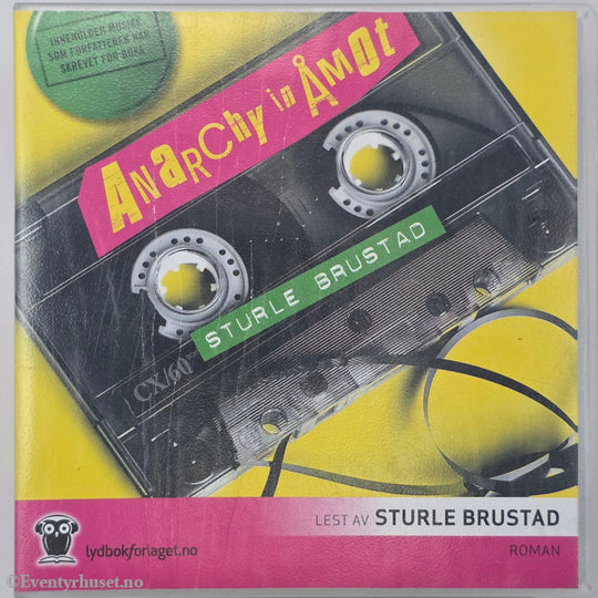 Sturle Brustad.  Anarchy in Åmot . Lydbok på CD.
