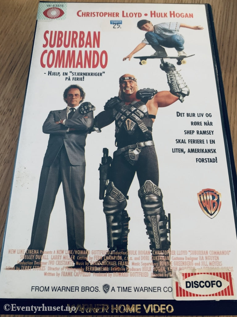 Suburban Commando Med Hulk Hogan. 1991. Vhs Big Box.
