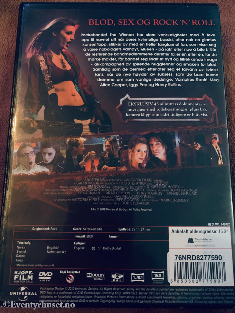 Suck. 2009. DVD. DVD