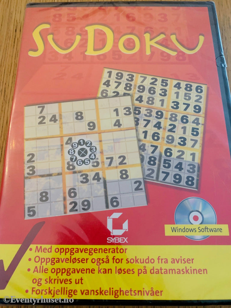 Sudoko. Pc-Spill. Ny I Plast! Pc Spill