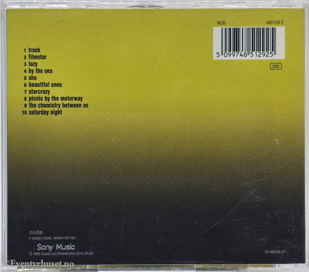 Suede. 1996. Coming Up. CD.