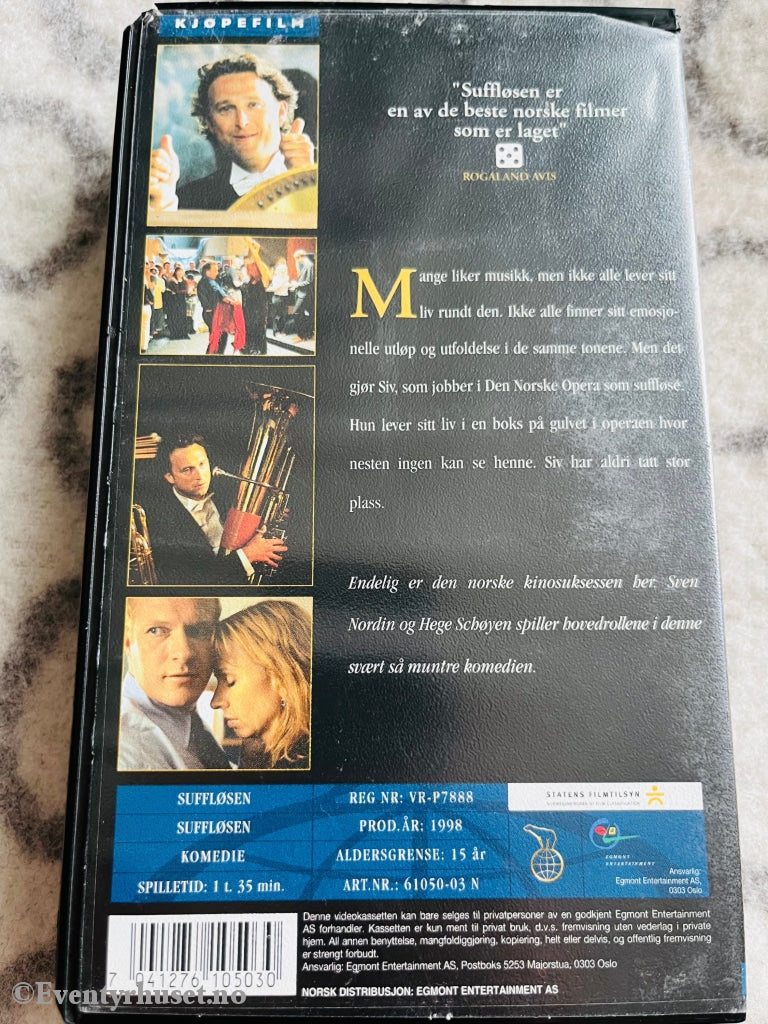 Suffløsen. 1998. Vhs. Vhs