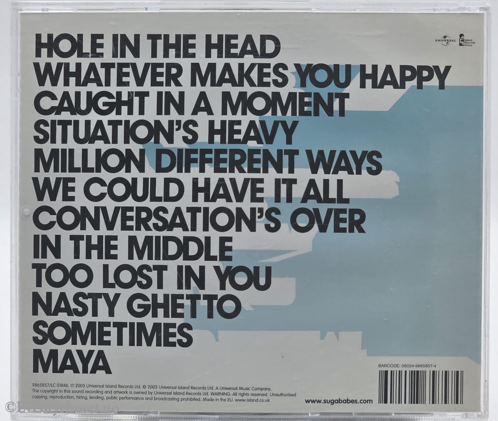 Sugababes. 2003. Three. CD.