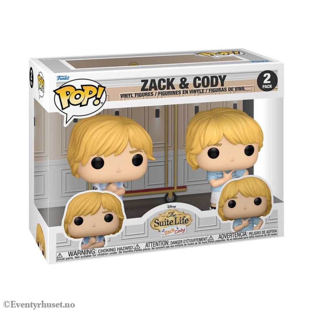 Suite Life of Zack & Cody POP! Television Vinyl Figures 2-Pack Zack & Cody 9 cm Collectibles