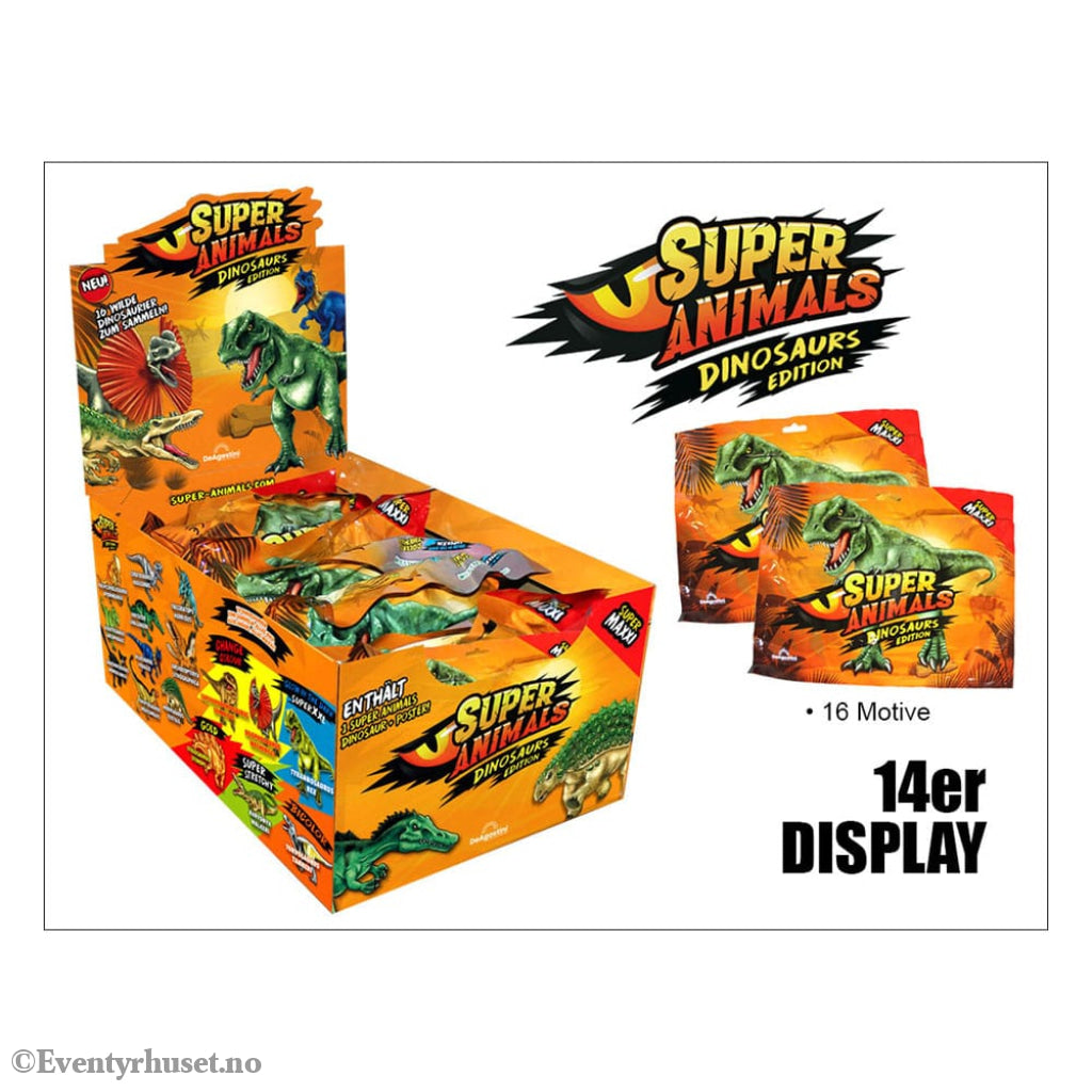 Super Animals: Dinosaurs Edition Display (14) Collectibles