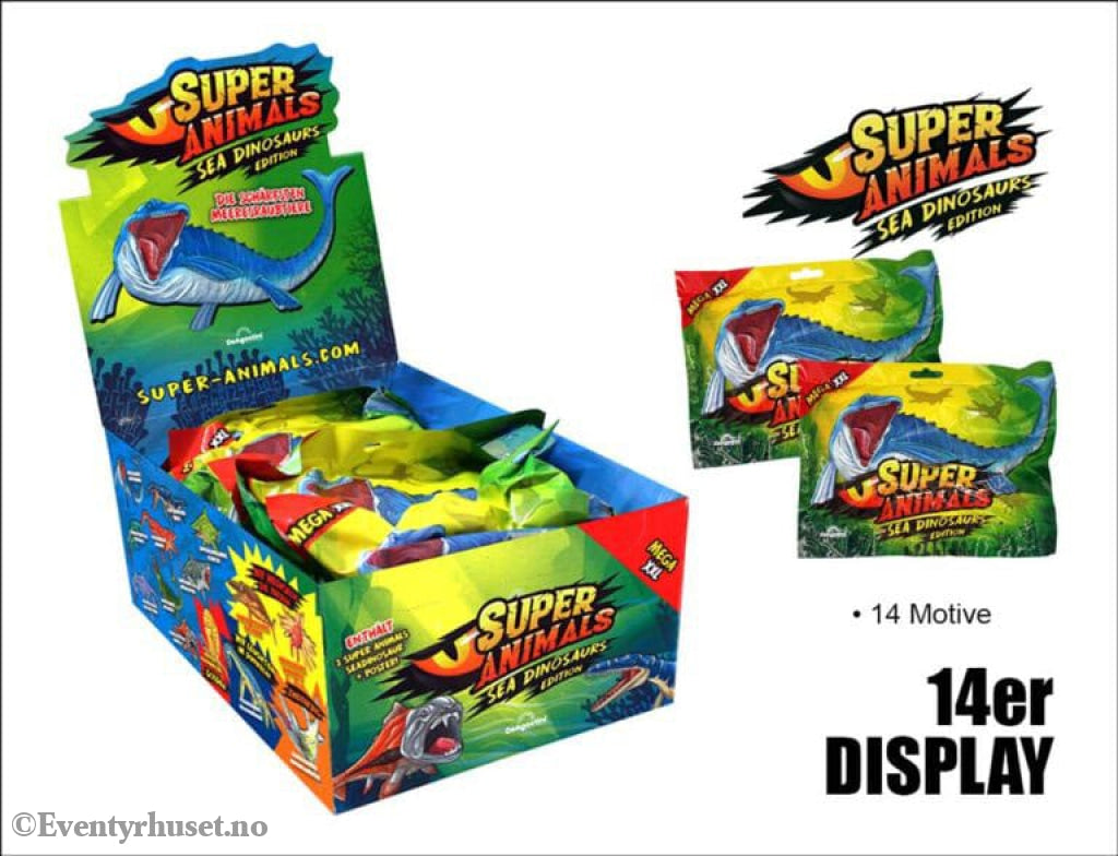 Super Animals: Sea Dinosaurs Edition Display (14) Collectibles