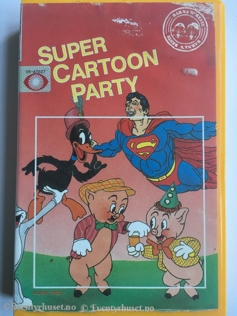 Super Cartoon Party. Vhs Big Box.