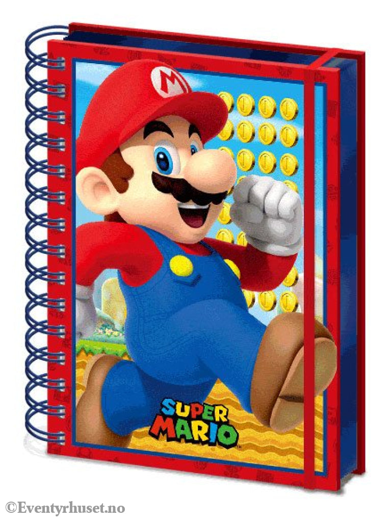 Super Mario 3D Wiro Notebook A5 Mario Home & Gifts
