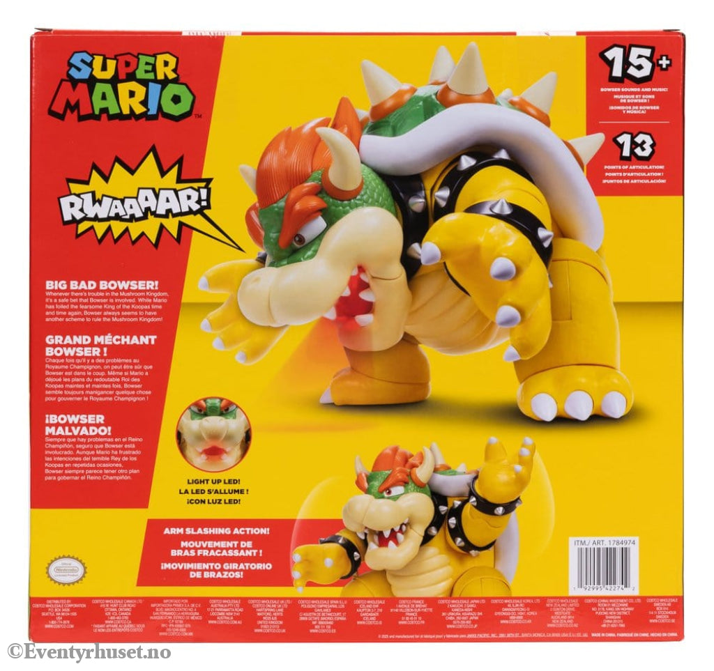Super Mario Action Figure Big Bad Bowser 30 cm Toys