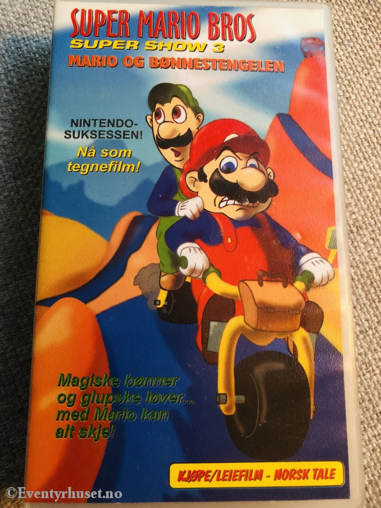 Super Mario Bros. Show 3. Og Bønnestengelen. Vhs. Vhs