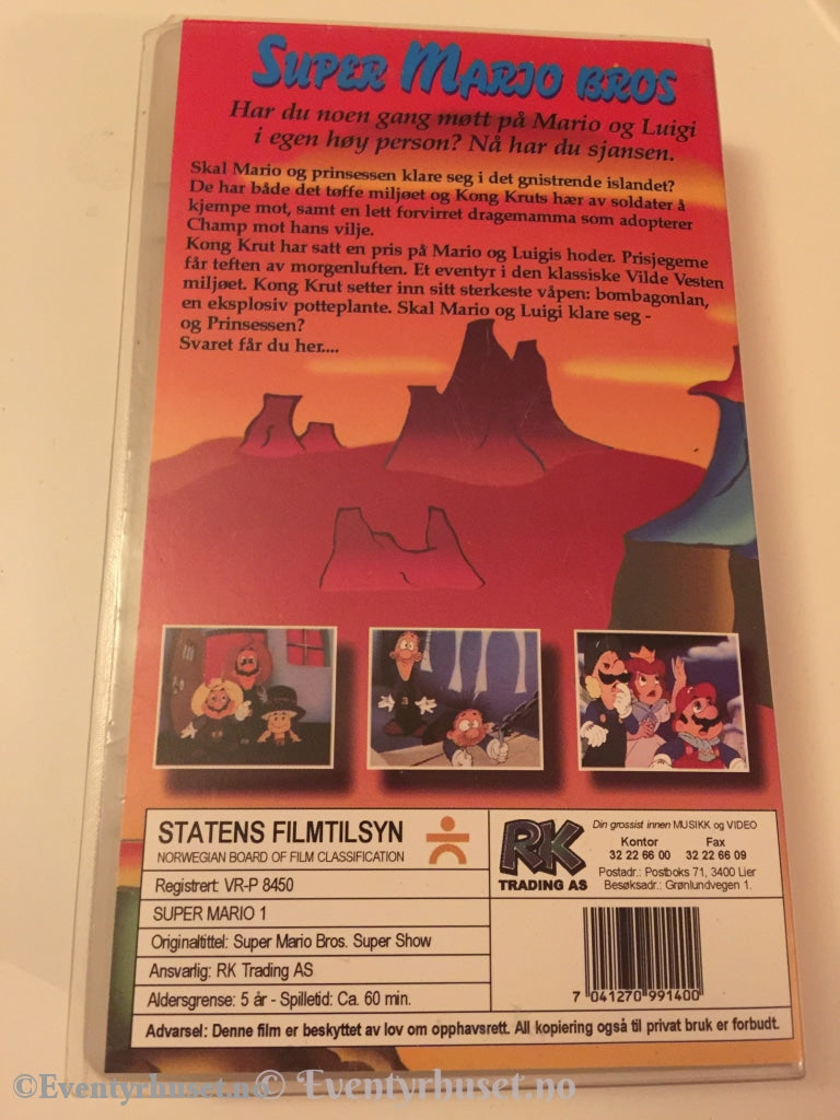 Super Mario Bros. Show. Vhs. Vhs