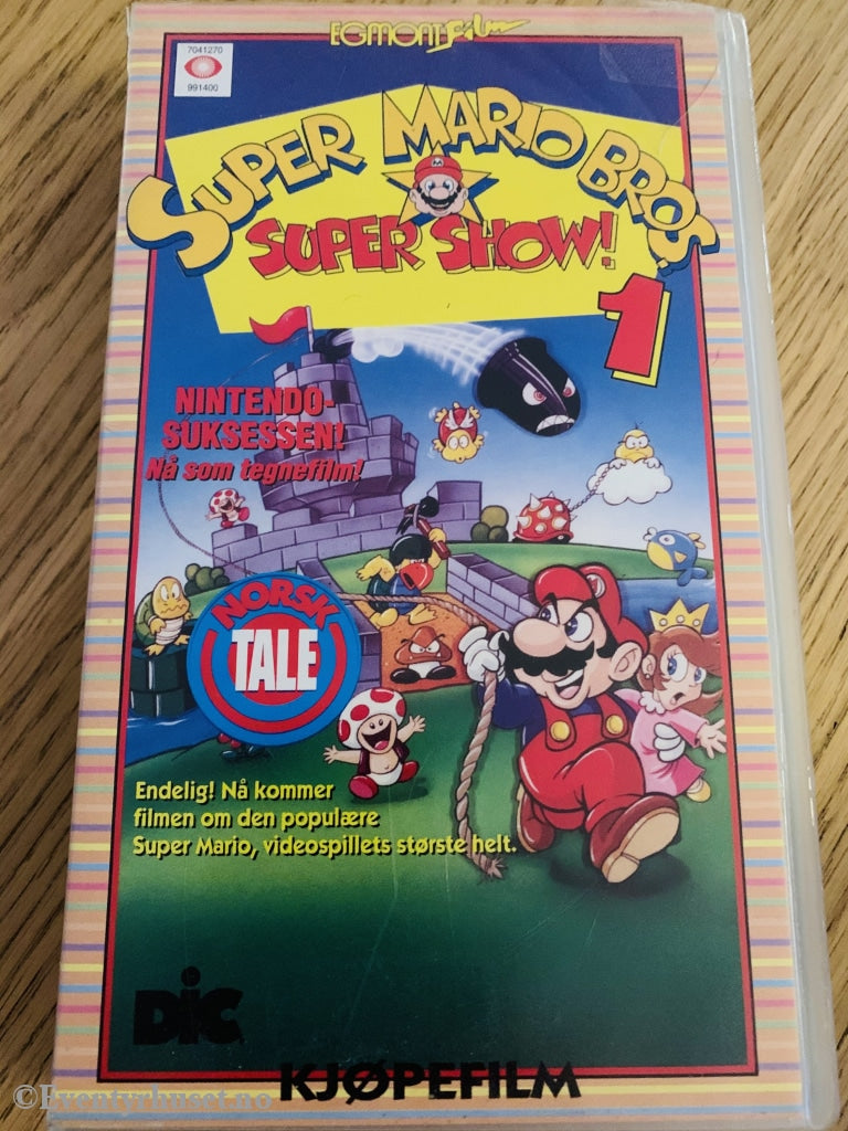 Super Mario Bros. Supershow 1. 1989. Vhs. Vhs