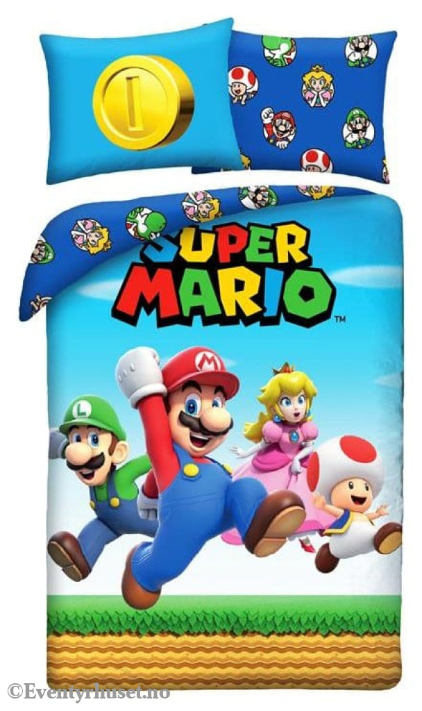 Super Mario Duvet Set Ver. 5 140 x 200 cm / 70 x 90 cm Manga & Anime