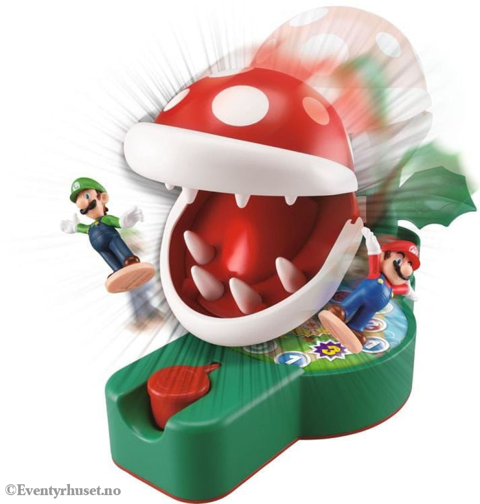 Super Mario game Piranha Plant Escape. Board Game / Brettspill. Mint In Sealed Box (MISB)! Brettspill