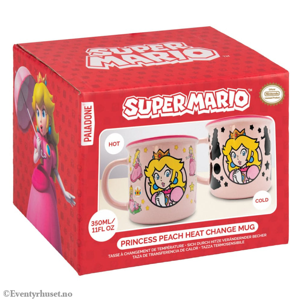 Super Mario Heat Change Mug Princess Peach Home & Gifts
