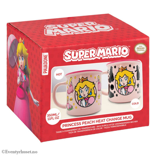 Super Mario Heat Change Mug Princess Peach Home & Gifts