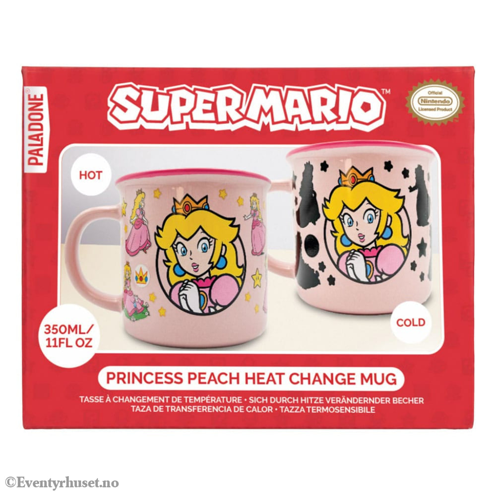 Super Mario Heat Change Mug Princess Peach Home & Gifts