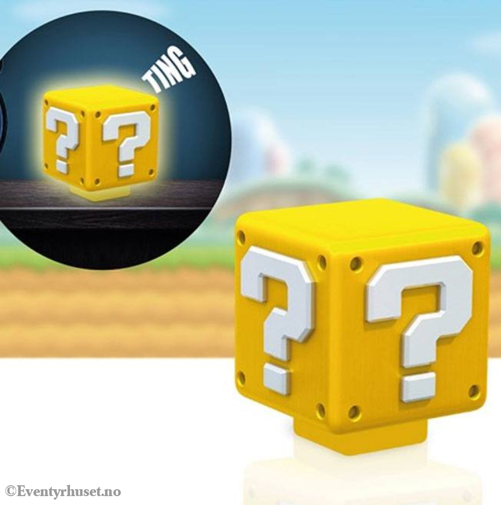 Super Mario Nightlight with Sound Question Block 8 cm Home & Gifts