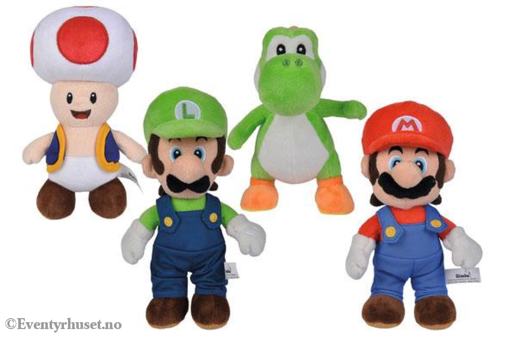 Super Mario Plush Figures All Stars 20 cm Assortment (12) Toys