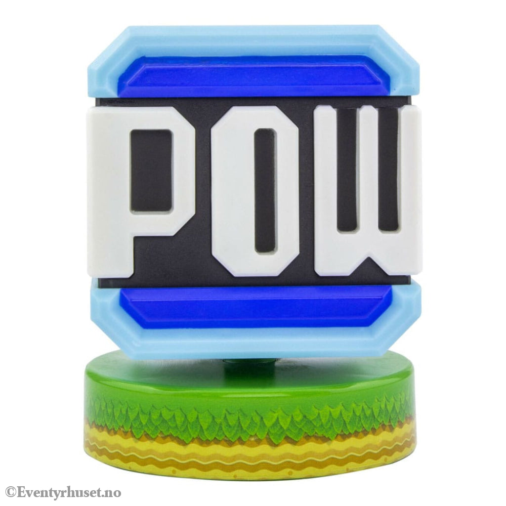 Super Mario: Pow Block Icon Light Home & Gifts