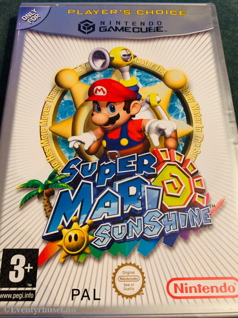 Super Mario Sunshine (Player's Choice). Gamecube.