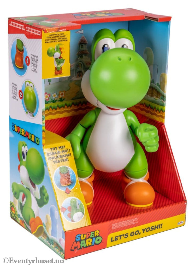 Super Mario Talking Action Figure Let’s Go! Yoshi! 36 cm Toys