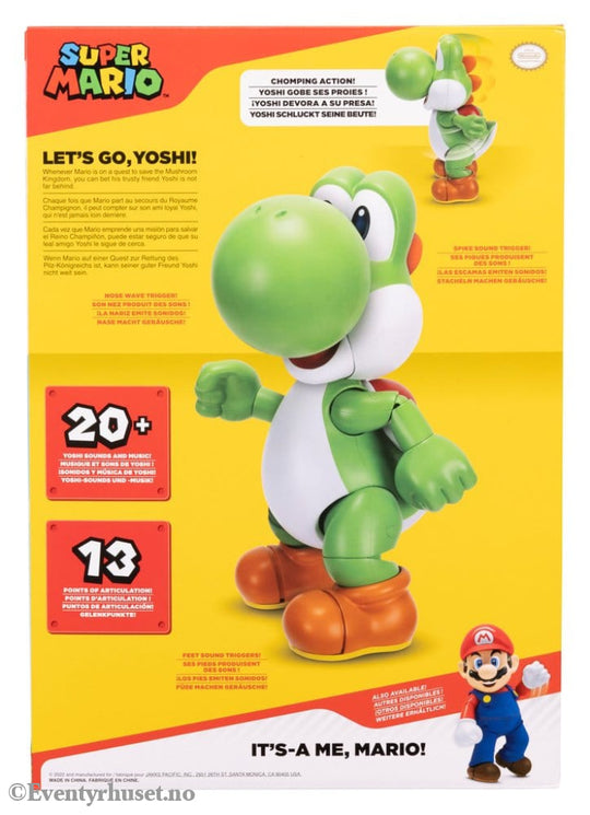 Super Mario Talking Action Figure Let’s Go! Yoshi! 36 cm Toys