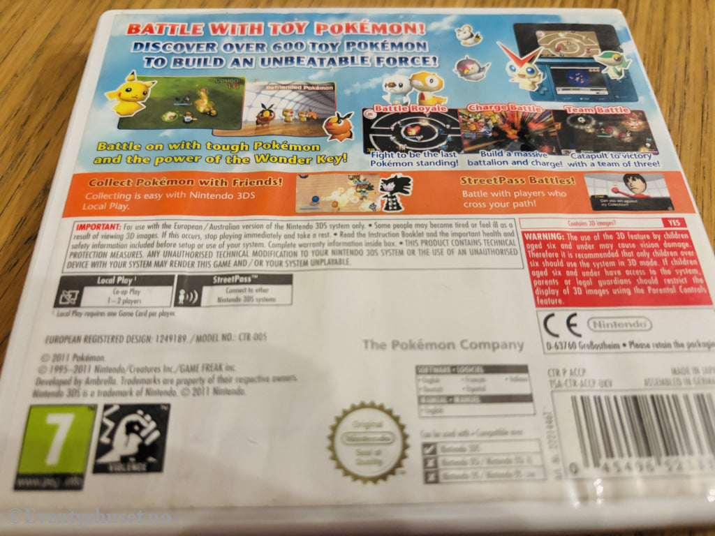 Super Pokémon Rumble . Nintendo 3DS.