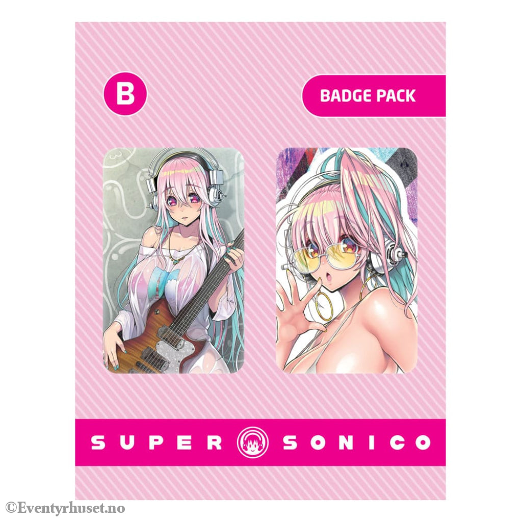 Super Sonico Pin Badges 2-Pack Set B Manga & Anime
