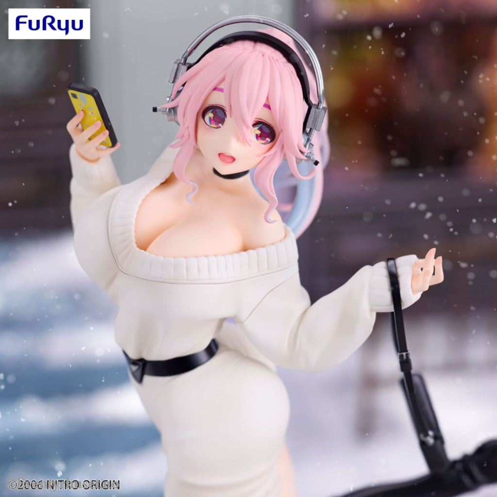 Super Sonico Trio-Try-iT PVC Statue Winter Memory Ver. 21 cm Manga & Anime