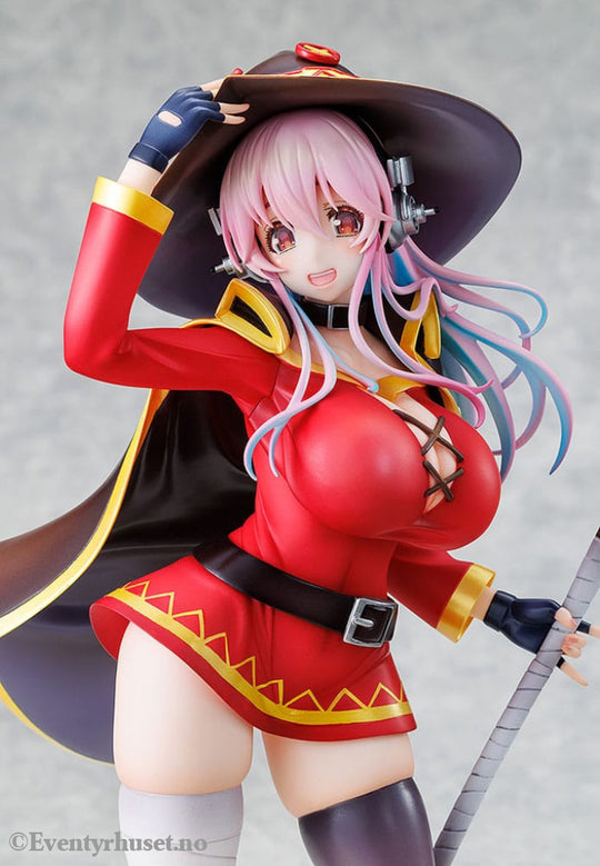 Super Sonico x Konosuba PVC Statue 1/7 Super Sonico Megumin collaboration Ver. 25 cm Manga & Anime