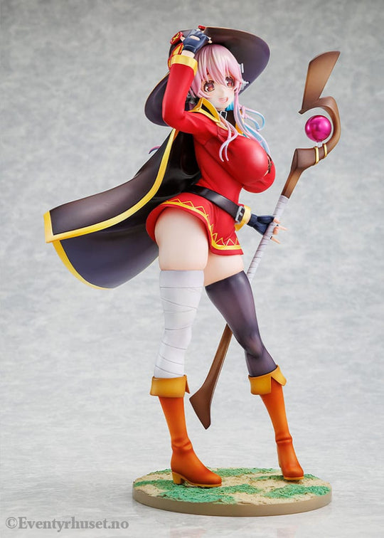 Super Sonico x Konosuba PVC Statue 1/7 Super Sonico Megumin collaboration Ver. 25 cm Manga & Anime