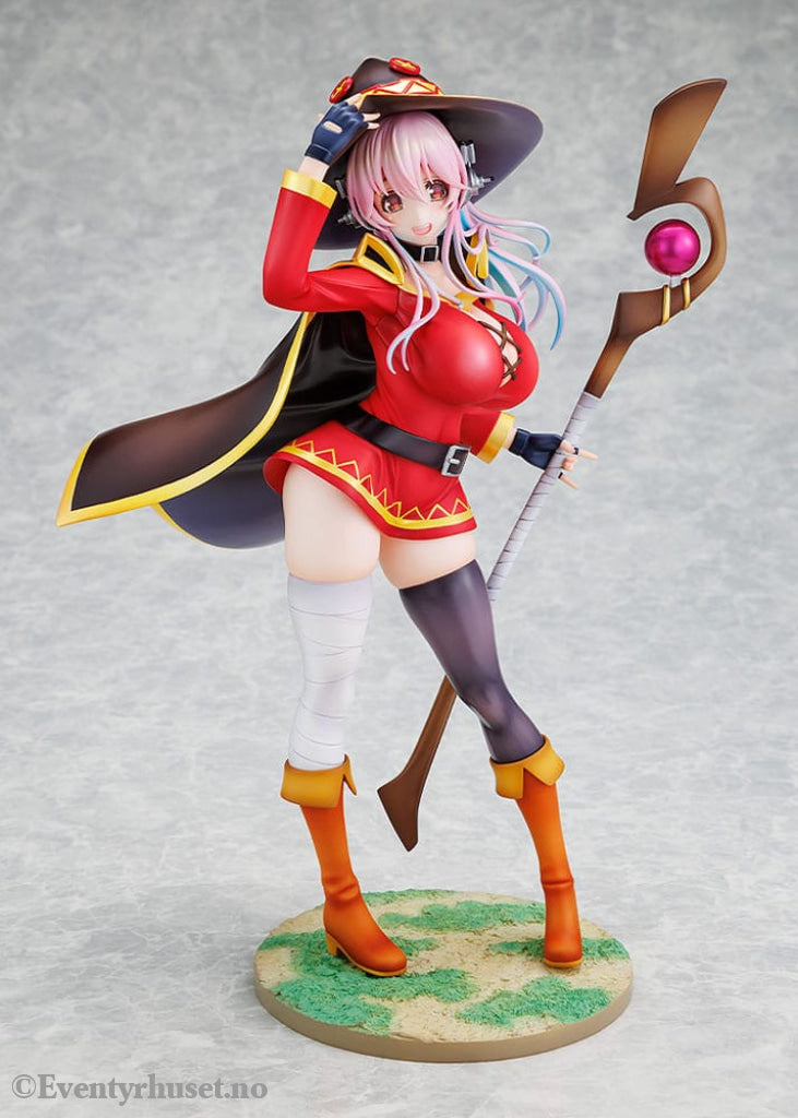 Super Sonico x Konosuba PVC Statue 1/7 Super Sonico Megumin collaboration Ver. 25 cm Manga & Anime