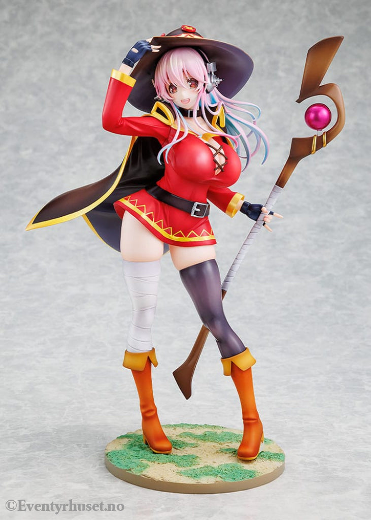 Super Sonico x Konosuba PVC Statue 1/7 Super Sonico Megumin collaboration Ver. 25 cm Manga & Anime