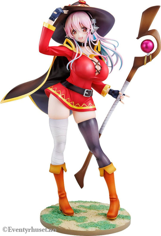 Super Sonico x Konosuba PVC Statue 1/7 Super Sonico Megumin collaboration Ver. 25 cm Manga & Anime