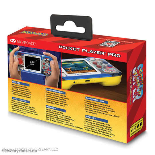 Super Street Fighter II Portable Gaming System Pocket Player Pro Home & Gifts