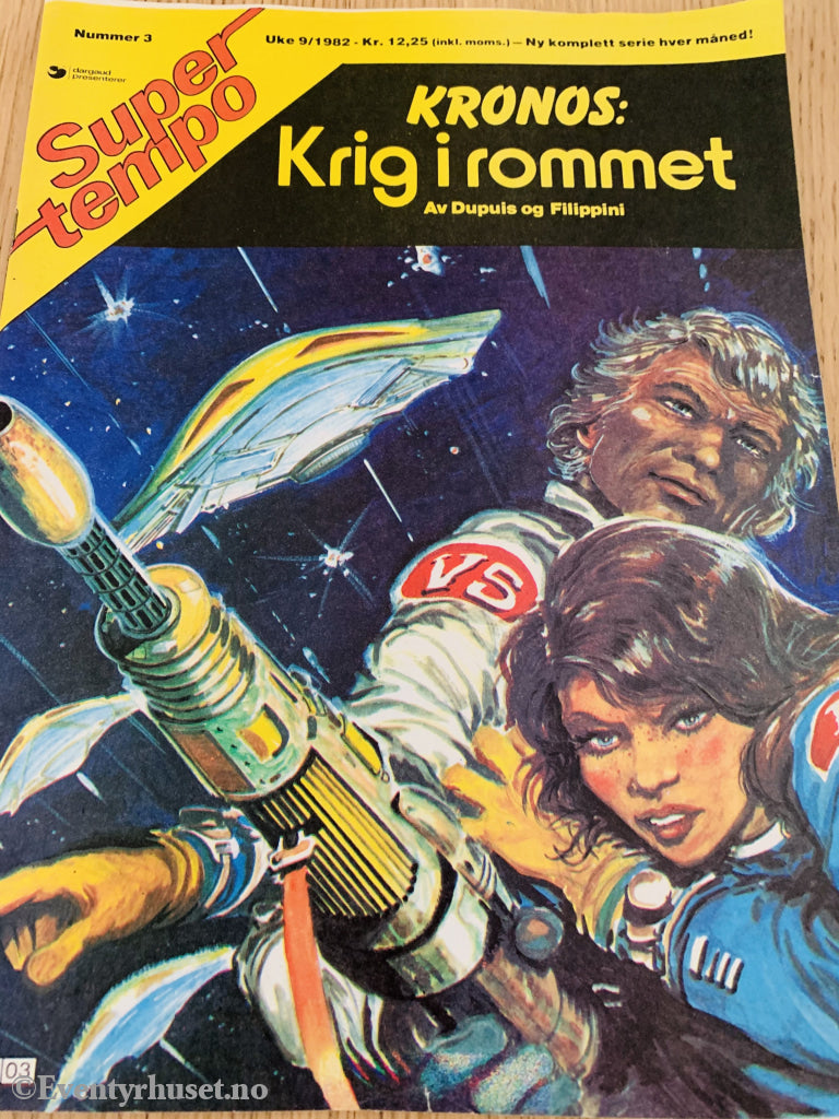 Super Tempo. 1982/03. Kronos: Krig I Rommet. Tegneserieblad