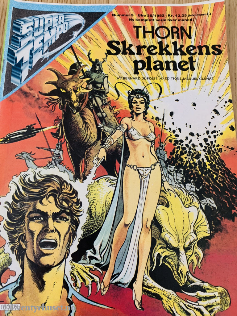 Super Tempo. 1982/09. Thorn: Skrekkens Planet! Tegneserieblad