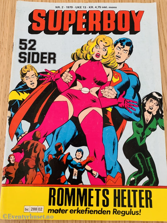 Superboy Nr. 02 1979. Tegneserieblad