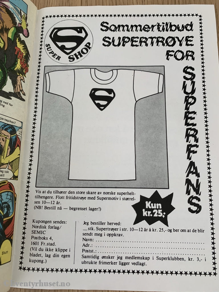 Superboy Nr. 05 1979. Tegneserieblad
