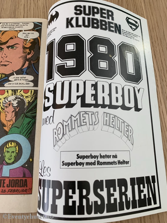 Superboy Nr. 01 1980. Tegneserieblad