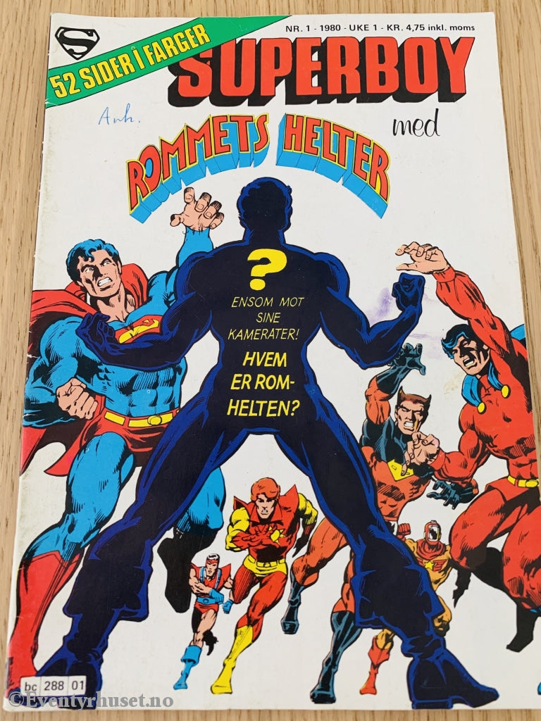Superboy Nr. 01 1980. Tegneserieblad