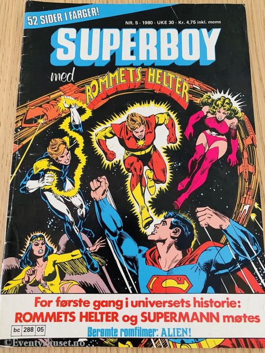 Superboy Nr. 05 1980. Tegneserieblad