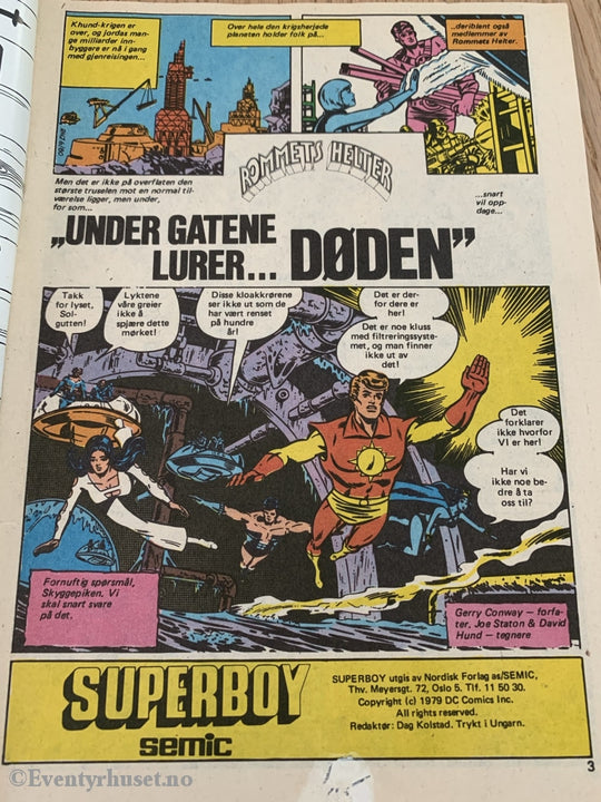 Superboy Nr. 06 1980. Tegneserieblad