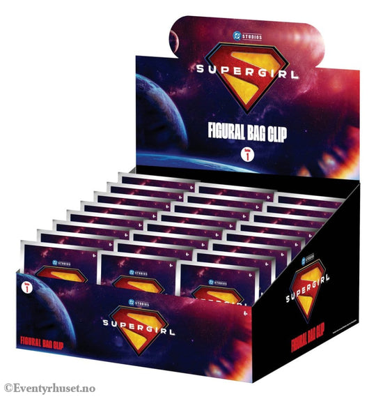 Supergirl 3D Foam Bag Clips Serie 1 Display (24) Fashion & Accessories